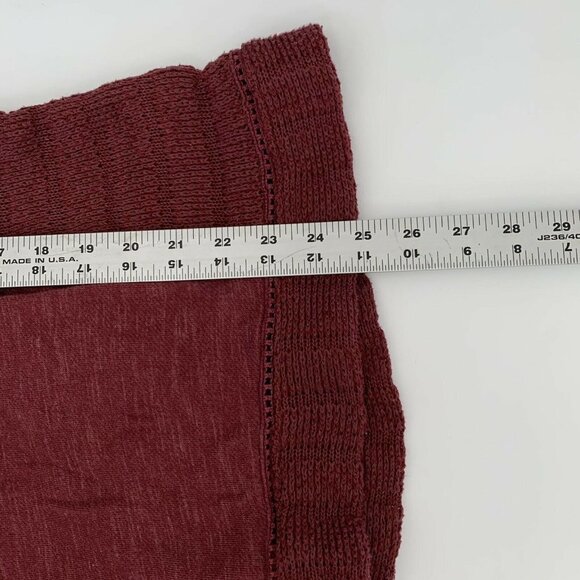 Lucky Brand Maroon Mock Turtle Neck Womans Sweater - Picture 7 of 7